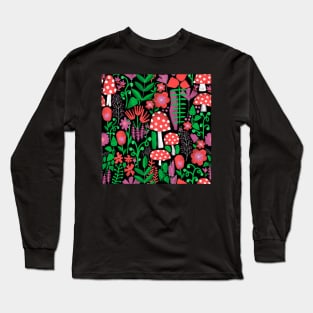 Mystical night garden Long Sleeve T-Shirt